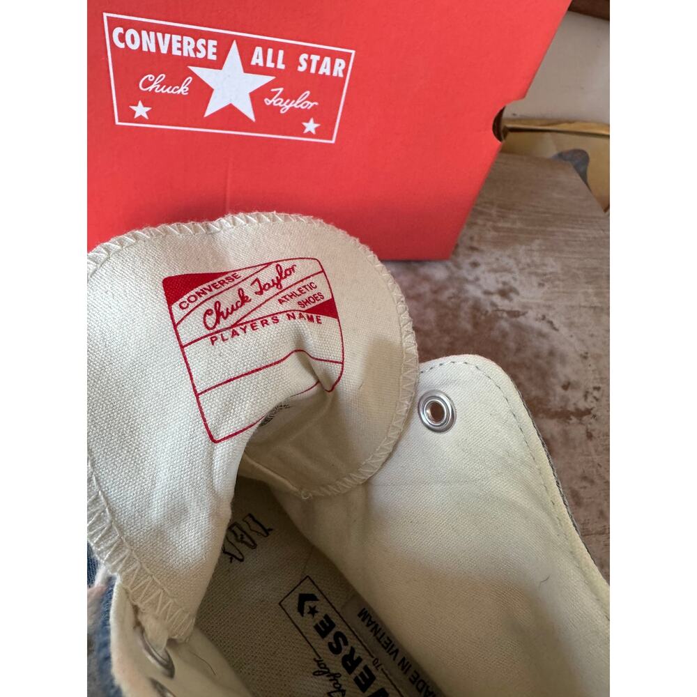 Converse Chuck 70 Distressed Denim High Tops Ladies 9 Mens 7 - Picture 4 of 7